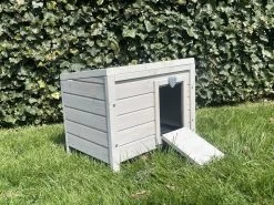 Knaagdierhuis – Knaagdierhok – Konijnenhok – Schuilhok – Caviahok – White Wash – 53 X 37.5 X 63.5cm