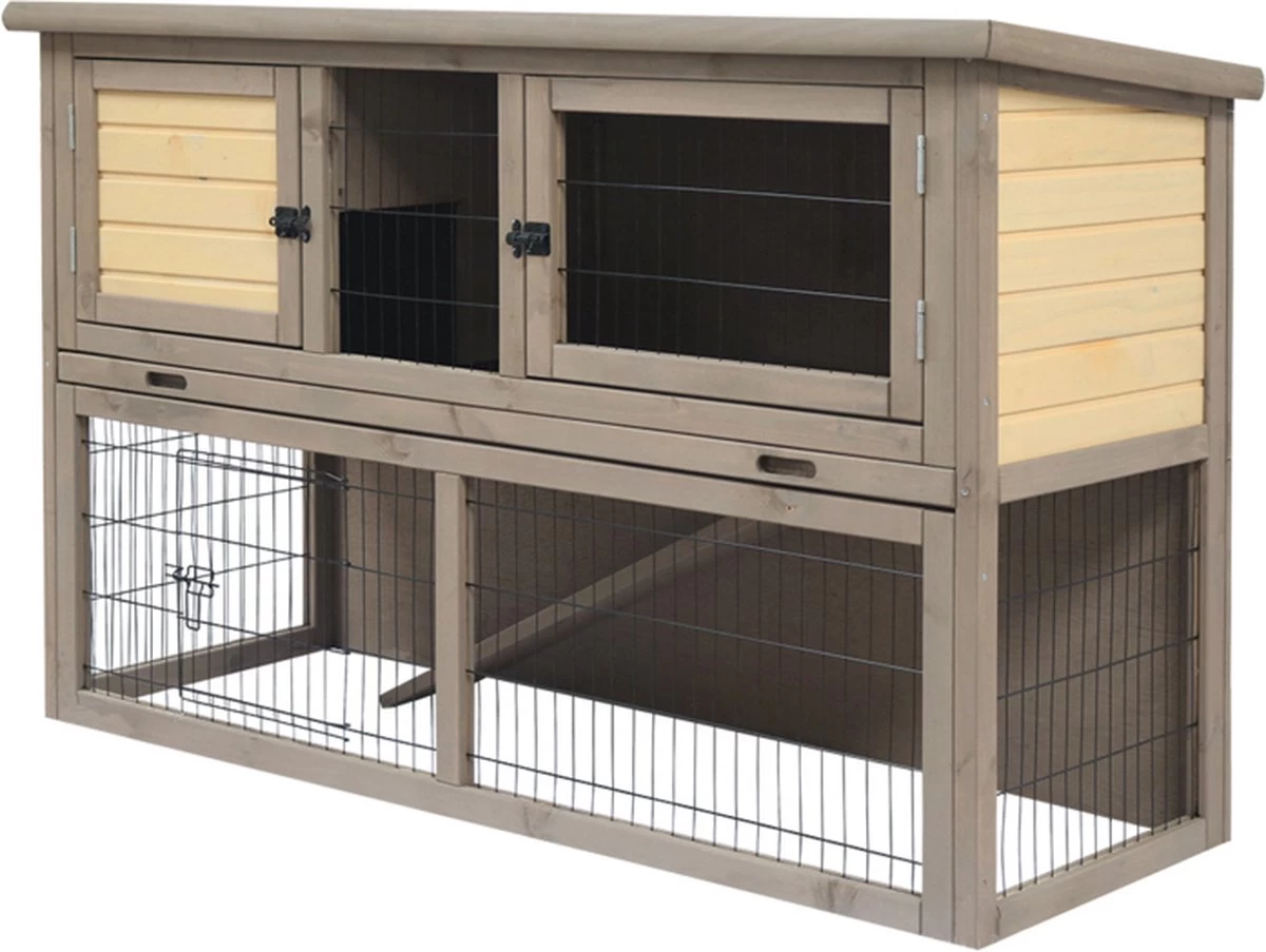 Duvo Woodland Konijnenhok Bel-Etage 1 Duvo Woodland Konijnenhok Bel-Etage