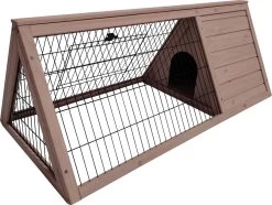 Duvo Woodland Konijnenhok Tristan Forest Taupe L – 150x60x50cm