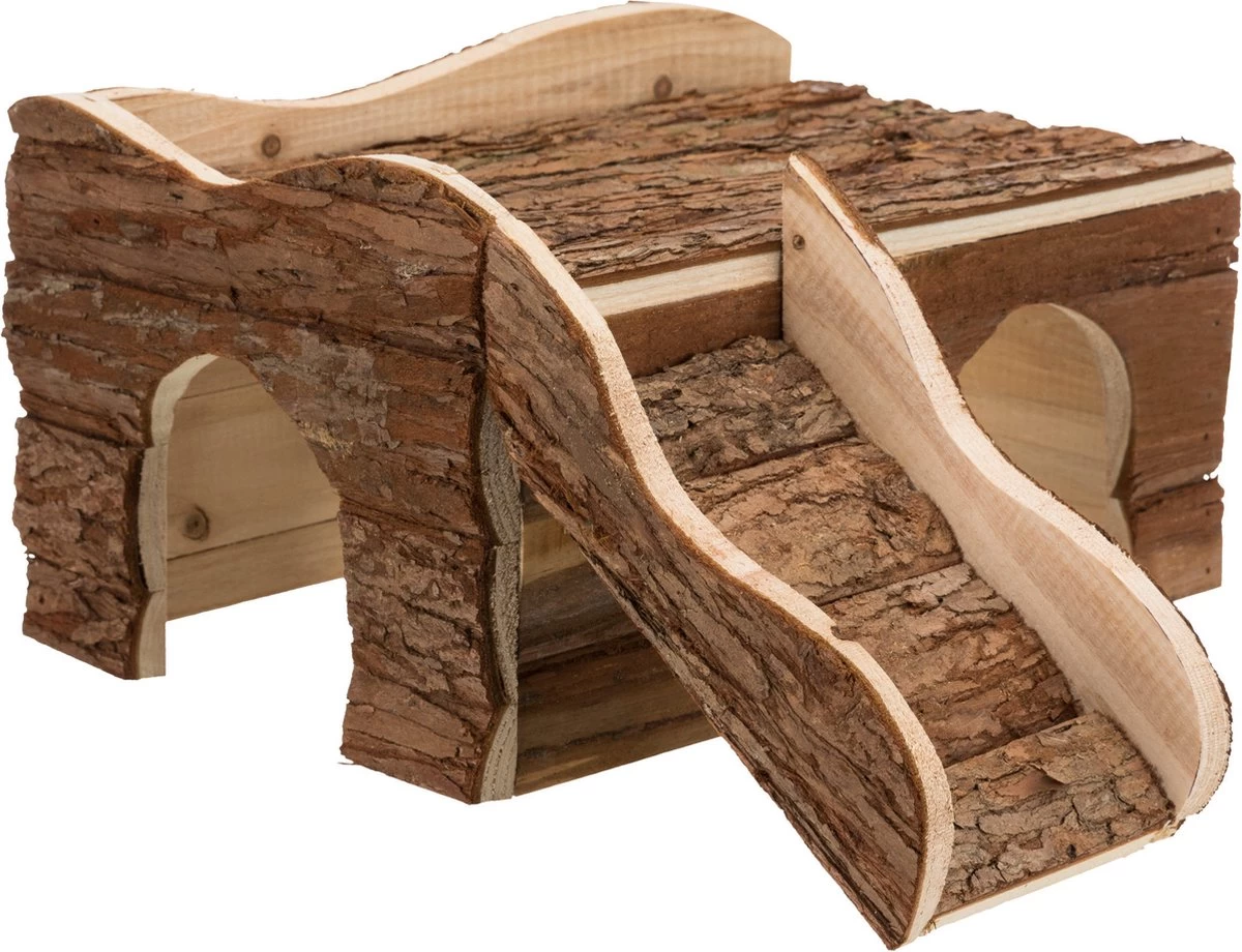 Trixie Huis Ineke 2 Uitgangen Konijn Schorshout 50X38X25 CM 1 Trixie Huis Ineke 2 Uitgangen Konijn Schorshout 50X38X25 CM