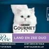 Gourmet Perle – Kattenvoer Natvoer – Land & Zee Duo Met Kip En Rund – 48 X 85 Gram