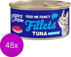 Edgard & Cooper Edgard&Cooper Fillets 70 G – Kattenvoer – 48 X Tonijn