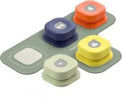 Mewoofun Hond Knoppen Set Mat & Stickers Huisdieren Praat Training En Opname Communicatie Stem Intelligentie Speelgoed Klikker