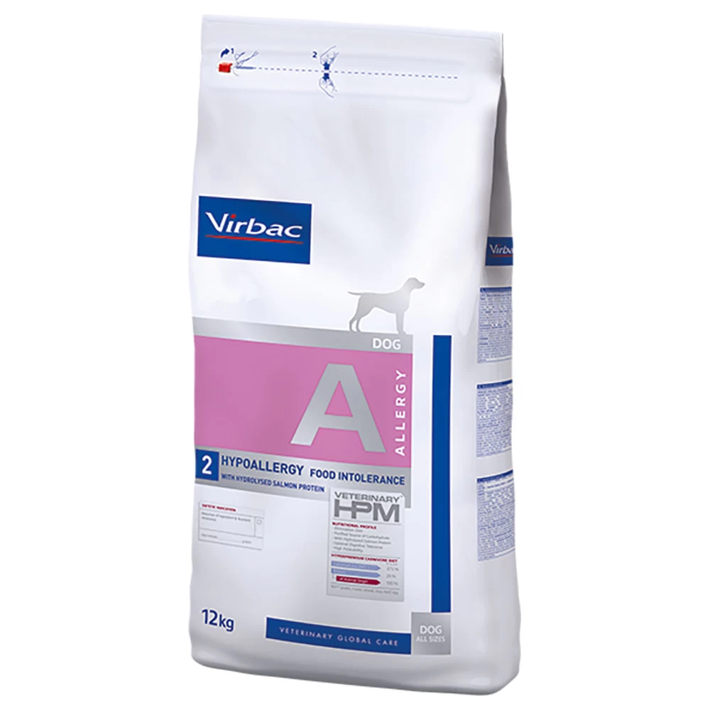 Virbac Vet HPM Dog Allergy A2 Hondenvoer – 12 Kg