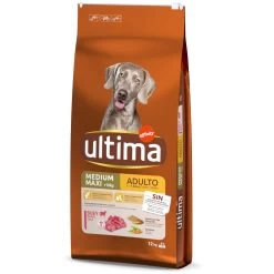 Ultima Medium / Maxi Adult Rund Hondenvoer – 12 Kg