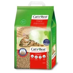20l (ca. 9kg) Öko Plus / Originele – Cat’s Best Kattenbakvulling