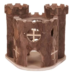 Trixie Natural Living Speelburcht Matti – Kooi Accessoire – 17x15x12 Cm