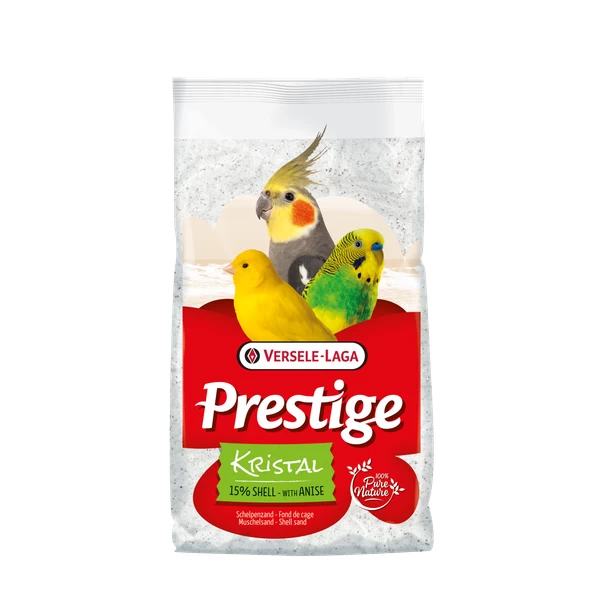 Versele-Laga Prestige Schelpenzand Zak – Vogelbodembedekking – 25 Kg Kristal 1 Versele-Laga Prestige Schelpenzand Zak – Vogelbodembedekking – 25 Kg Kristal