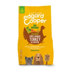 Edgard & Cooper Edgard&Cooper Bio Organic Turkey Adult Kalkoen&Kip&Wortel – Hondenvoer – 2.5 Kg Biologisch