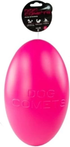 Dog Comets Pan-Stars Hondenspeeltje – Duurzaam Honden Speelgoed – Praktisch Onverwoestbare Honden Bal – Geschikt Voor Grote Honden – Roze – 30 Cm
