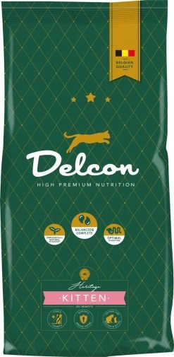 Delcon – Premium Kattenvoer – Voor Kitten – 1.75kg