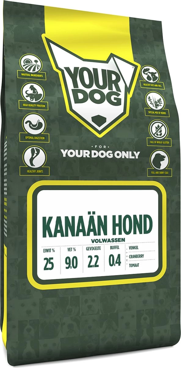 Yourdog KanaÄn Hond Volwassen (3 KG)