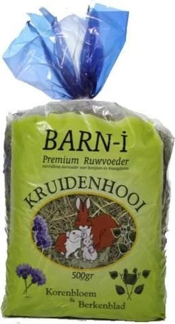 Barn-i Kruidenhooi – Korenbloem En Berkenblad – 6x 500 Gram