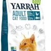 Yarrah Cat Biologische Brokken Vis (msc) Zonder Toegevoegde Suikers Kattenvoer 2x 2,4 Kg