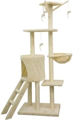 JIPSY Beige Krabpaal – 79 X 34 X 138 Cm – Beige