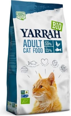 Yarrah Cat Biologische Brokken – Vis – Kattenvoer – 6 Kg