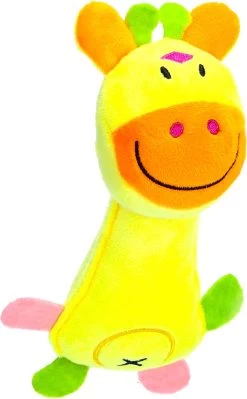 Nobleza Pluche Hondenknuffel – Piepspeelgoed – Pluche Speelgoed – Knuffel Voor Hond – Geel