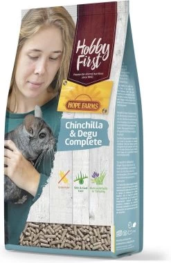Hobbyfirst Hope Farms Chinchilla & Degu Complete – Chinchillavoer – 1.5 Kg
