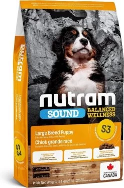 Nutram Hondenvoer Puppy Large Breed S3 11,4 Kg – Hond