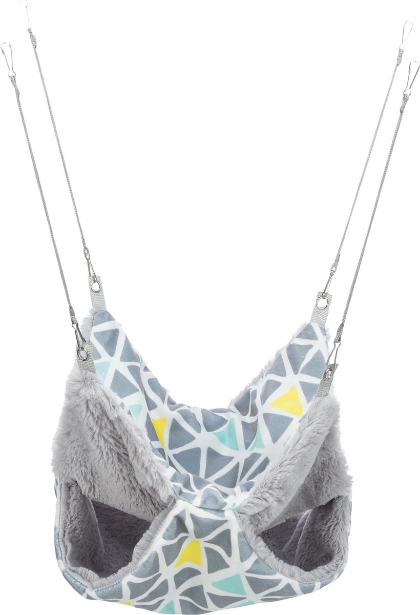 Trixie Hangmat Sunny Met 2 Verdiepingen Voor Grote Hamsters Pluche 30×30 Cm 1 Trixie Hangmat Sunny Met 2 Verdiepingen Voor Grote Hamsters Pluche 30×30 Cm