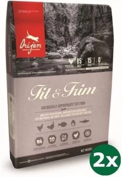 Orijen Whole Prey Fit & Trim Kattenvoer 2x 5,4 Kg