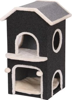 Flamingo Krabton Nordic Villa Zwart – Zwart – 48.5 X 51.5 X 80.5 Cm