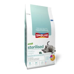 Smolke Cat Sterilised Kip&Lam&Vis – Kattenvoer – 4 Kg Gesteriliseerd / Overgewicht