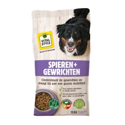 Vitalstyle Spieren + Gewrichten – Hondenvoer – 12 Kg
