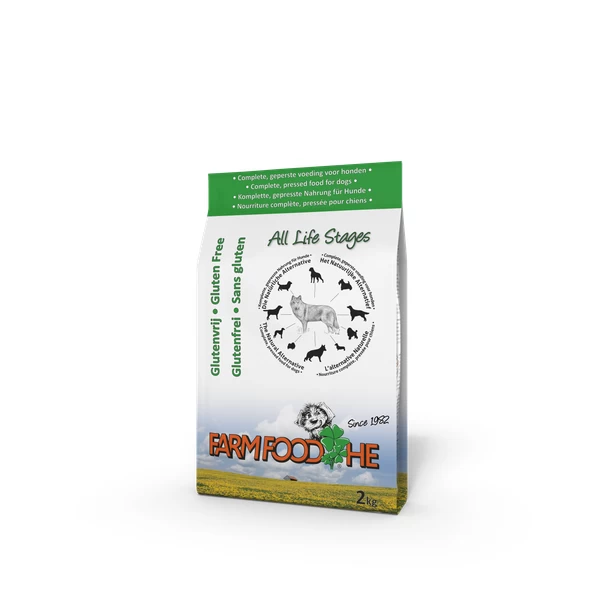 Farm Food Glutenvrij Standaard Rund – Hondenvoer – 2 Kg 1 Farm Food Glutenvrij Standaard Rund – Hondenvoer – 2 Kg