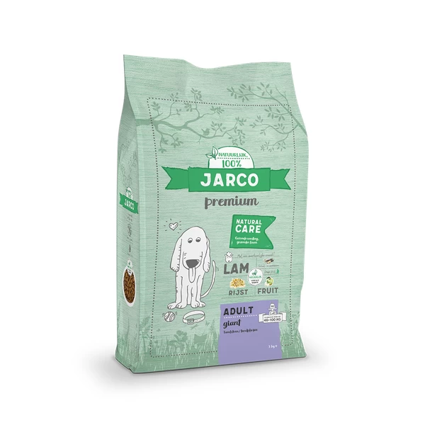 Jarco Dog Natural Giant Adult Lam – Hondenvoer – 3 Kg 46-100 Kg 1 Jarco Dog Natural Giant Adult Lam – Hondenvoer – 3 Kg 46-100 Kg