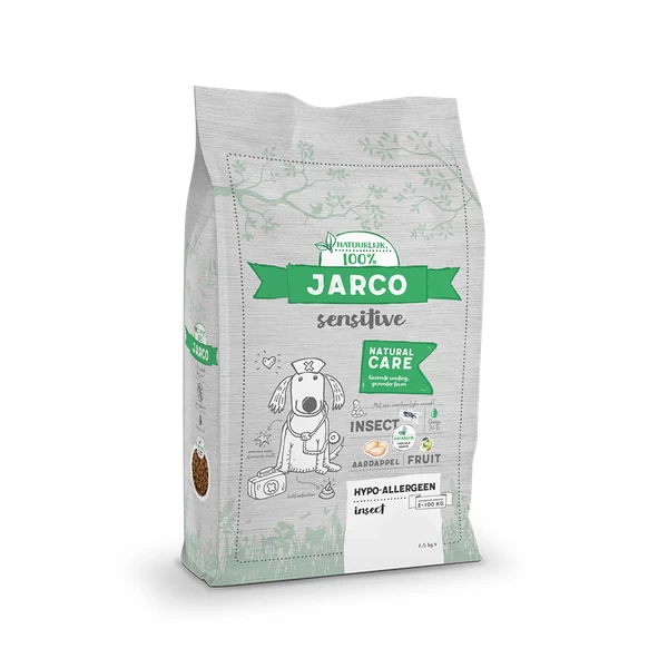 Jarco Dog Sensitive Natural Care Insecten – Hondenvoer – 2.5 Kg 1 Jarco Dog Sensitive Natural Care Insecten – Hondenvoer – 2.5 Kg