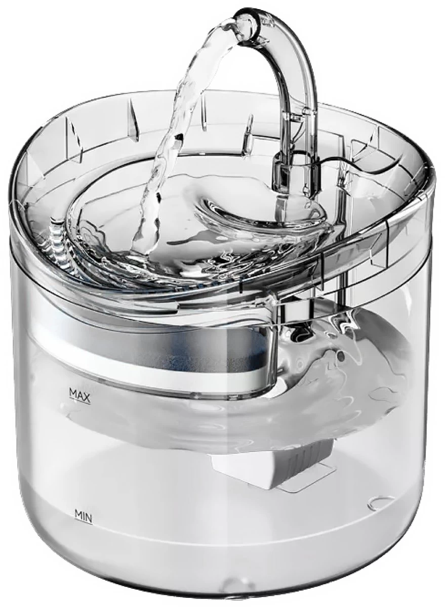 Amenzo® Drinkfontein Kat – Stijlvol Transparant Design – 2 Liter Inhoud – Inclusief 2 Filters – Gratis Schoonmaakset – Waterfontein 1 Amenzo® Drinkfontein Kat – Stijlvol Transparant Design – 2 Liter Inhoud – Inclusief 2 Filters – Gratis Schoonmaakset – Waterfontein