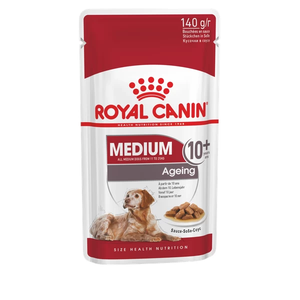 Royal Canin Medium Ageing 10+ Natvoer – Hondenvoer – 10×140 G 1 Royal Canin Medium Ageing 10+ Natvoer – Hondenvoer – 10×140 G