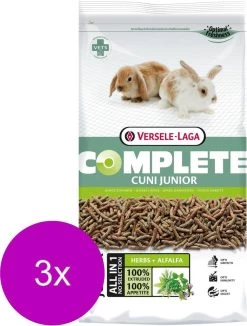 Versele-Laga Complete Cuni Junior – Konijnenvoer – 3 X 1.75 Kg