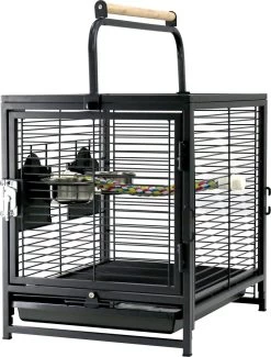 Keddoc – Bird Cage Transporter – Kooi – Zwart