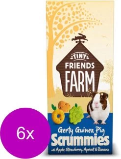 Supreme Gerty Crunchers – Knaagdiersnack – 6 X Appel&Cranberry