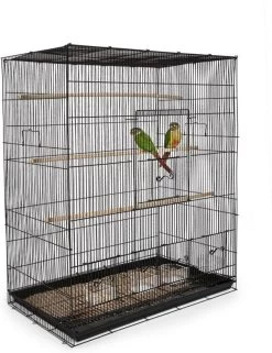 Keddoc Bird Cage Budgie Home – Kooi – Zwart