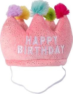 Petshop By Fringe Studio – 314209 – If The Crown Fits – Verjaardag Hond – Hondenverjaardag – Hondenspeelgoed – Speelgoed Hond – Verjaardag Hond – Knuffel Hond – Honden Speelgoed – Hondenspeeltje – Pluche Speelgoed Hond – Pluche Hondenspeelgoed