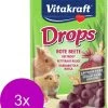 Vitakraft Knaagdier Drops – Knaagdiersnack – 3 X Rode Biet Lactose Vrij