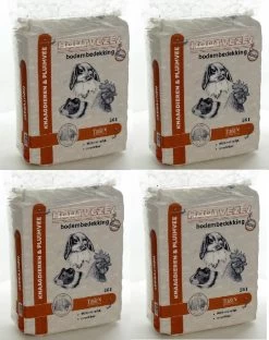 Houtvezel. 4 Pakken Van Elk 4 Kg! Bodembedekker Voor Knaagdieren.