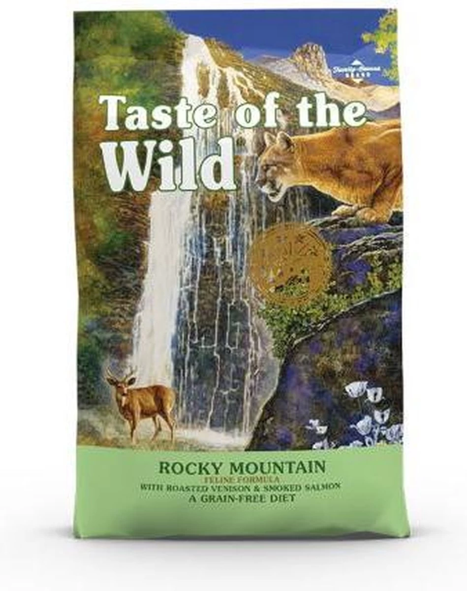 Taste Of The Wild Kattenvoer Rocky Mountain Feline Met Gebraden Hert En Gerookte Zalm | 2 1 Taste Of The Wild Kattenvoer Rocky Mountain Feline Met Gebraden Hert En Gerookte Zalm | 2