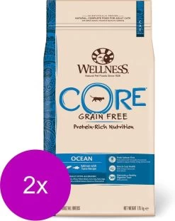 Wellness Core Grain Free Cat Ocean Zalm&Tonijn – Kattenvoer – 2 X 1.75 Kg