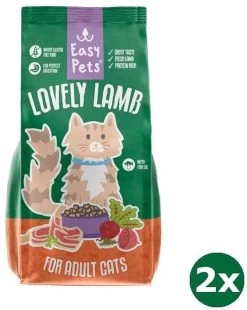 Easypets Lovely Lamb Adult Kattenvoer 2x 1,5 Kg
