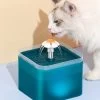 Loha-party Drinkfontein Voor Katten En Honden – Drinkfontein Kat – Waterfontein Met Filter – Kattenfontein – Drinkfontein Hond – Waterbak – Drinkbak – 2L – Blauw