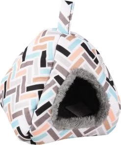 Knaagdierhuisje Iglo Clavio – 13 X 13 X 15 Cm – Grijs – 13 X 13 X 15 Cm