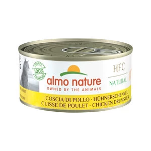 Almo Nature HFC 150 Natural Kattenvoer – Kippenboutvlees – 24 X 150 G